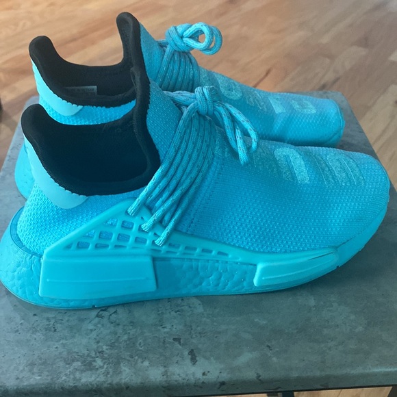 Pharrell X NMD Human Race “Aqua”ADIDAS boys size 5.5  woman’s size 7 - Picture 4 of 10